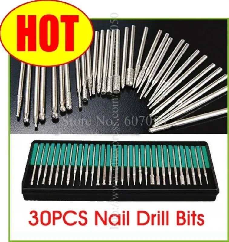 5sets x Shank 3/32" Nail Drill Bits Set Manicure Drill Bits