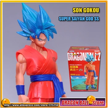

Japan Anime "DRAGONBALL Dragon Ball Z Resurrection of F" Original BANPRESTO Chozousyu Figure Vol.1 - Super Saiyan God SS Gokou