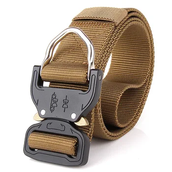 

Men's SWAT Combat Heavy Duty Knock Off Tactical Belt US Soldier Military Equipment Army Belts Sturdy Hook Nylon Waistband 3.8cm