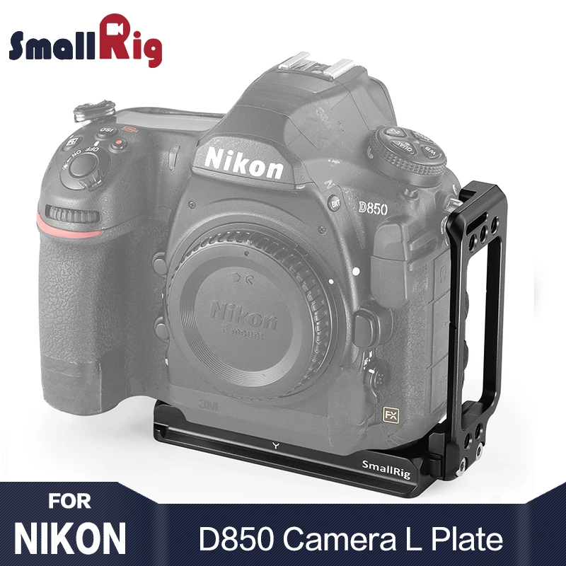 SmallRig БЫСТРОРАЗЪЕМНАЯ пластина l-кронштейн для Nikon D850 L пластина с Arca швейцарская тарелка для фотосъемки камеры 2232
