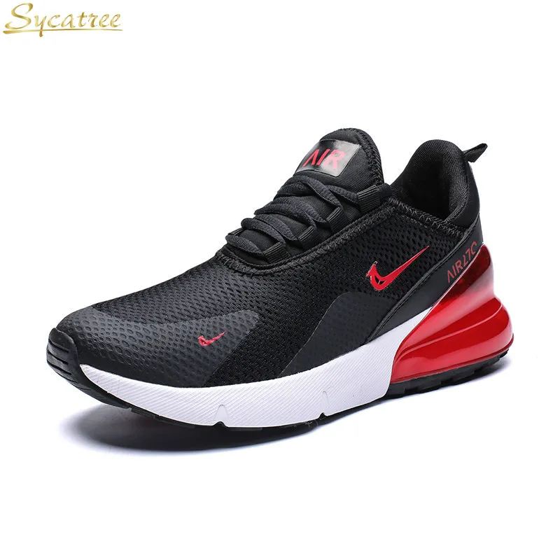 

Sycatree Men's Running Shoes Fahison Leisure Sport Sneakers Air Cushion Mesh Breathable Flyknit Outdoor Walking Jogging Shoes