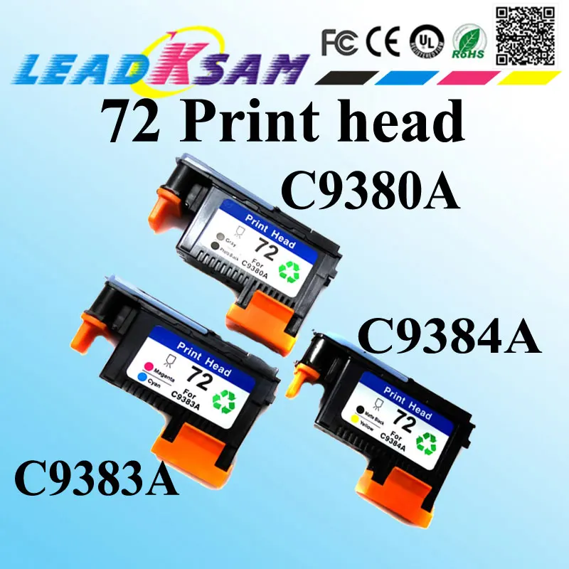 C9380A C9383A C9384A 72 Печатающая головка совместимая с hp72 DesignJet T1100 T1120 T1120ps T1200 T1300 T1300ps T2300