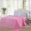 Большой размер, супер мягкое покрывало из микроплюша, флисовое однотонное розовое одеяло, пледы, покрывала для кровати, подарок - Цвет: 02