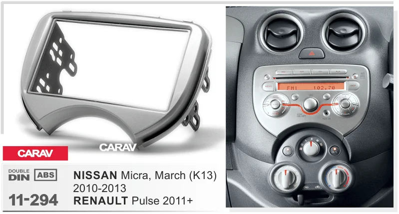 CARAV 11-780 Car Radio Installation Trim Fascia Panel