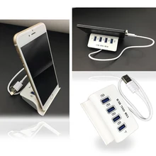 Универсальный USB3.0 4 порта концентратор OTG адаптер OTG кабель сплиттер адаптер для мыши клавиатура для Android телефон ноутбук планшет