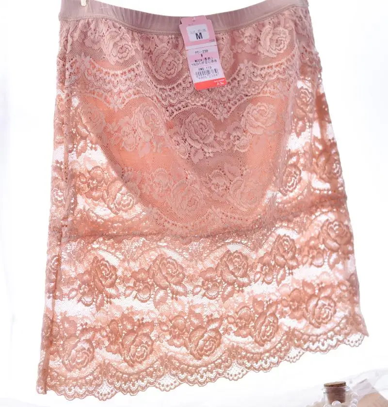 2018 Special Offer Sale Sexy Lingerie Hot Half Slip Petticoat Skirt Bottoming Anti Emptied Lace Bust Skirts Slim Ladies Slips