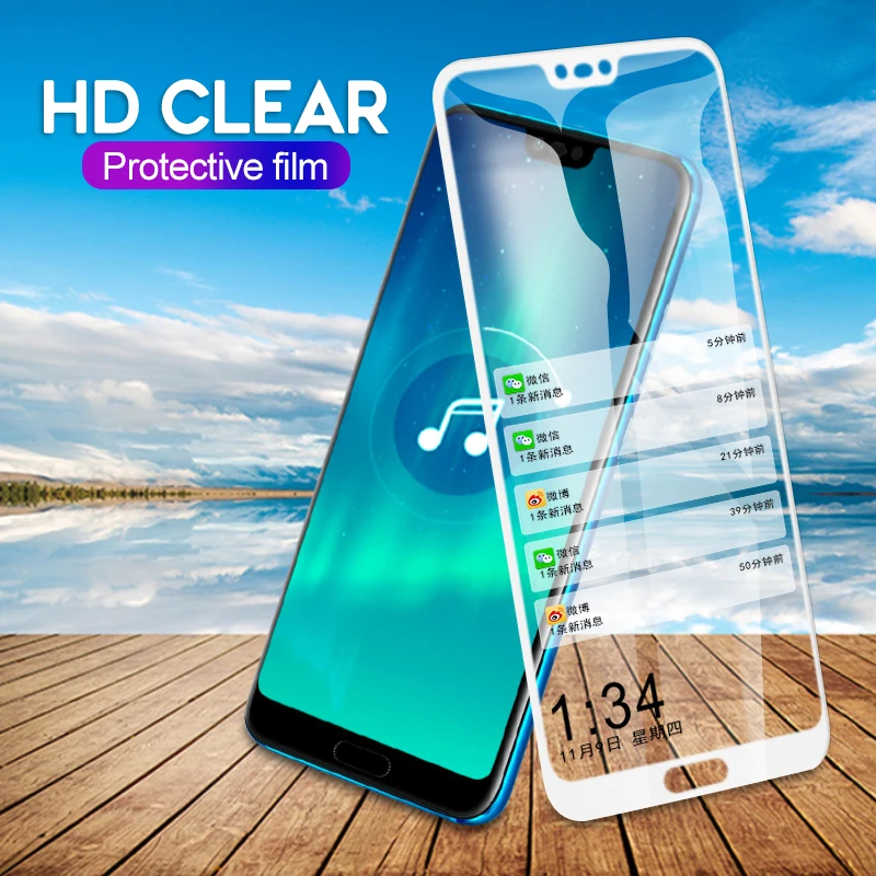 Закаленное стекло для honor 10 lite чехол Huawei Light honer защитное Защитная пленка