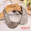 8 Styles Fashion women Sequined beaded knitted cloth Ribbon Fake collar Choker Necklaces clothing accessories U choose ► Photo 3/6