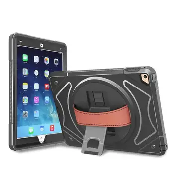 

XSKEMP Anti-Explosion Kickstand Case Shell Skin For Apple iPad Air2 iPad 6 9.7" Cover Funda Tablet Case Guard Gift Stylus Pen