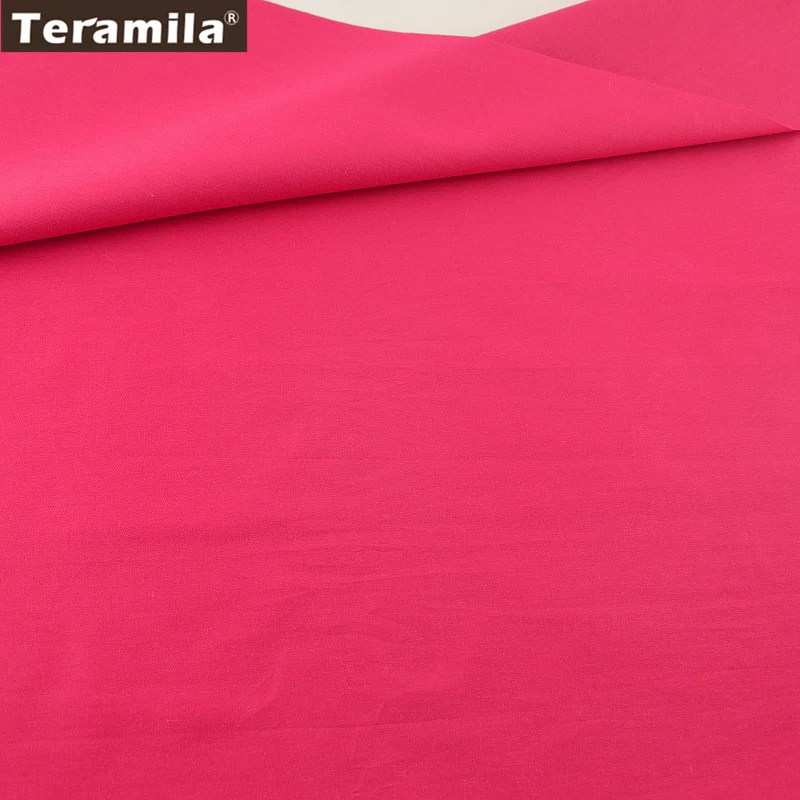 

Cotton Fabric Twill Fat Quarter Solid Rose Red Color Material Bed Sheet Quilting Patchwork Bedding Clothing Home Textile