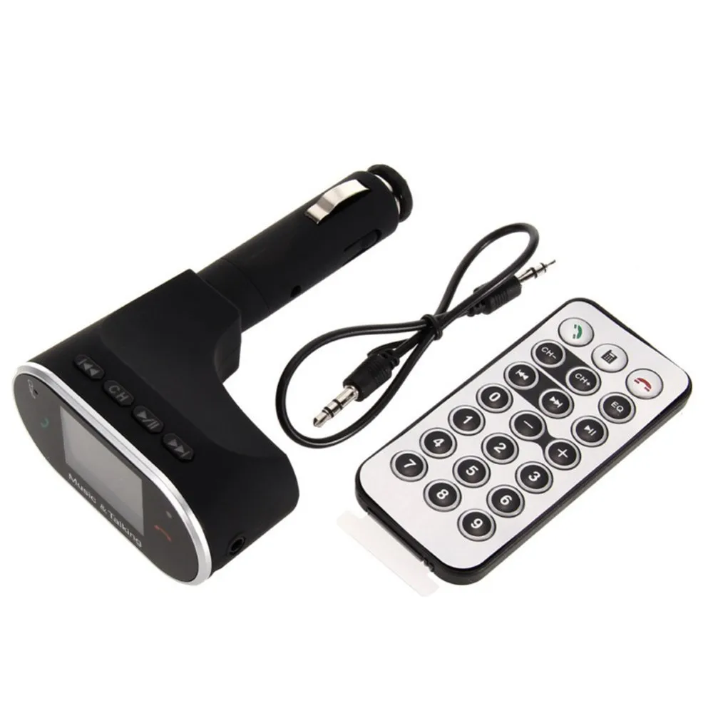 Универсальный ЖК беспроводной Bluetooth автомобильный комплект MP3-плеер fm-передатчик модулятор беспроводной USB SD и