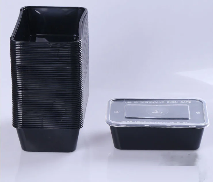 Online Get Disposable Plastic Food Container Aliexpress Microwavable Food Container With Lid Bento Box Black Accept Whole And Oem