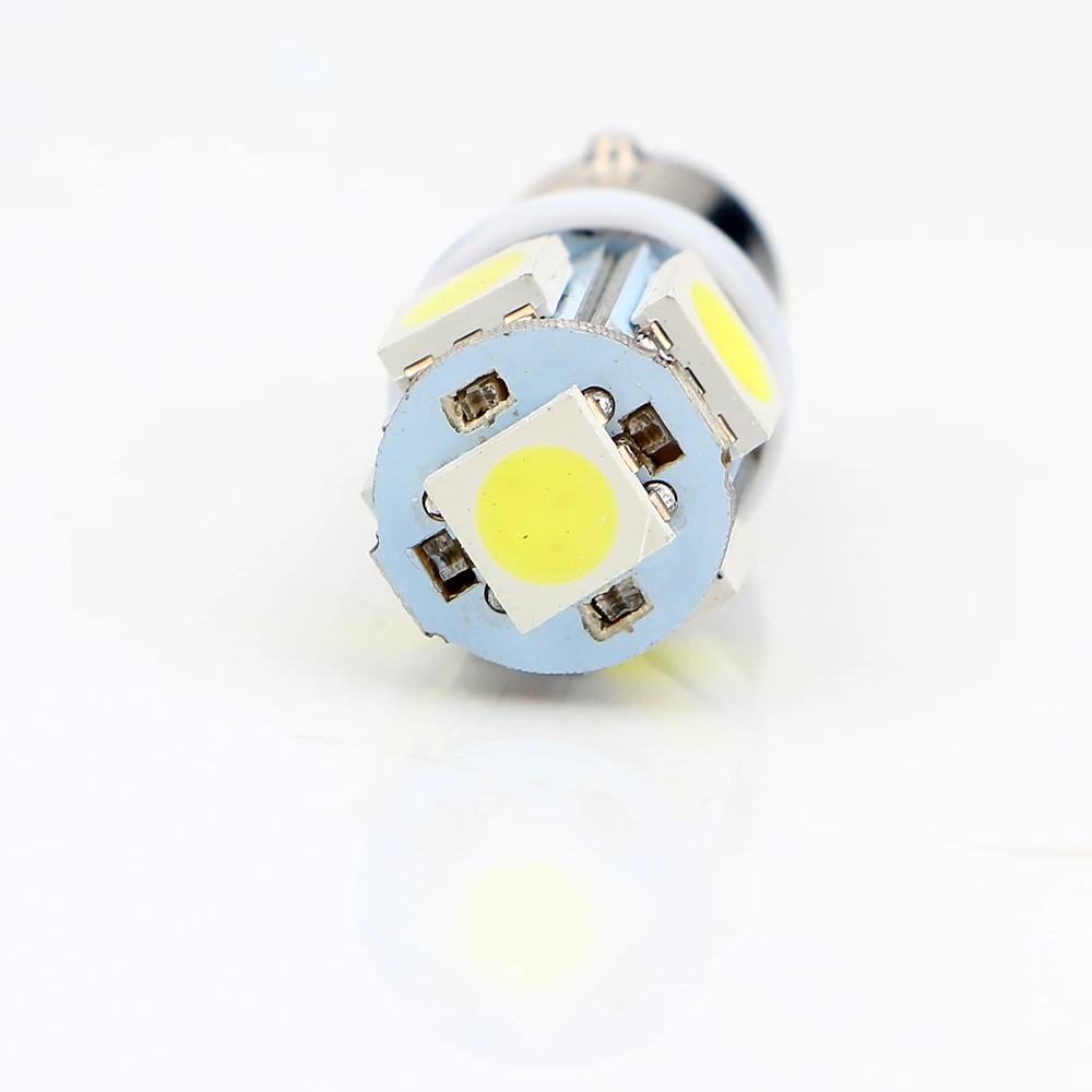 300 шт. BA9 BA9S 5SMD 5050 теплый белый W6W 182 257 363 Автомобильный светодиодный индикатор лампы просвет Боковой Свет 3000 K