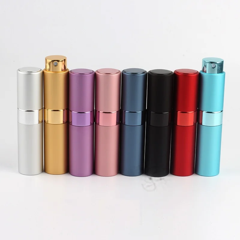 8ML Mini Travel Portable Replaceable Empty Atomizer Perfume Bottle Aluminum Spray Parfume Containers | Красота и здоровье