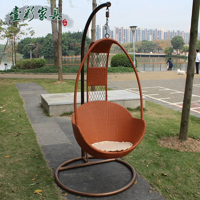 Rocking chair indoor outdoor balcony single wicker rattan basket