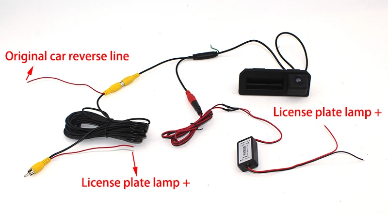 LiisLee For Audi A5 F5 2016 2017 2018 Car Rear View Backup Reverse Parking Camera Instead Original Factory Trunk Handle Camera (6)