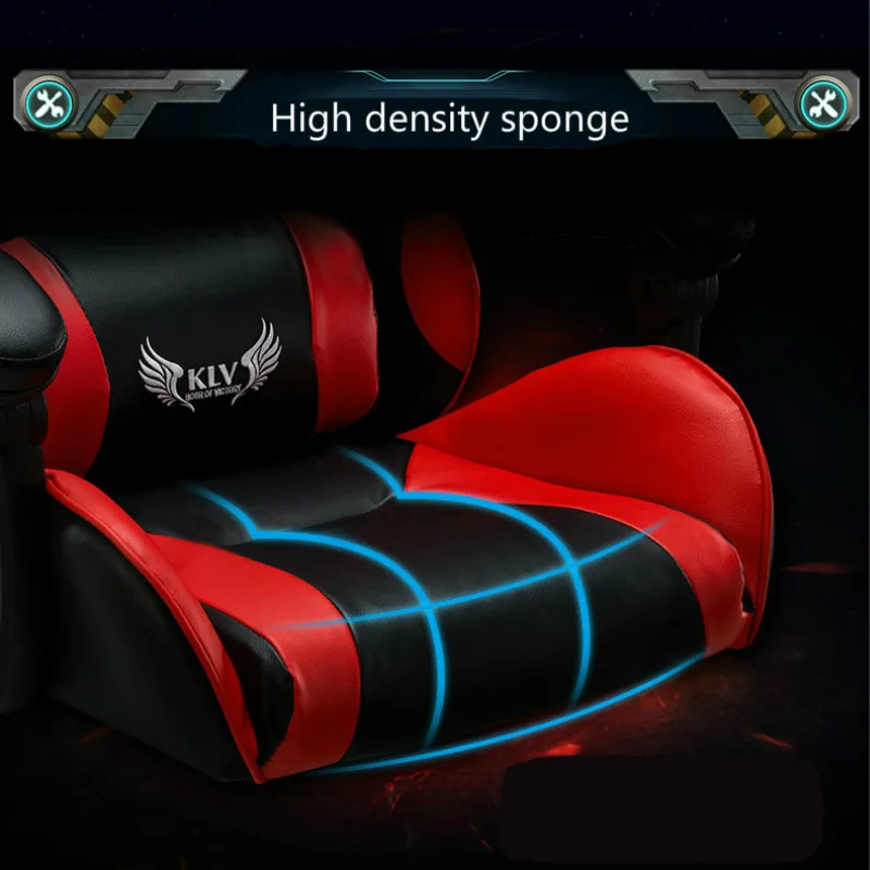 Multi-function Office Chair Household Reclining Massage Computer Chair Lifted Rotation E-sports Gaming Chair Cadeira Gamer
