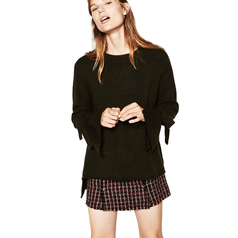 HYH HAOYIHUI Fashion Women Sweaters Solid Green Long Sleeve Crew Neck Knitted Pullover Elegant Basic Brief Jumper Winter Casual HYH HAOYIHUI Fashion Women Sweaters Solid Green Long Sleeve Crew Neck Knitted Pullover Elegant Basic Brief Jumper Winter Casual