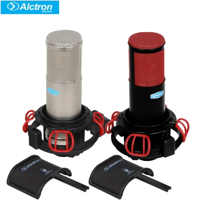 

Alctron X50 hand-crafted 1.32" gold-sputtered diaphragm Studio Condenser Microphone with a detachable POP filter