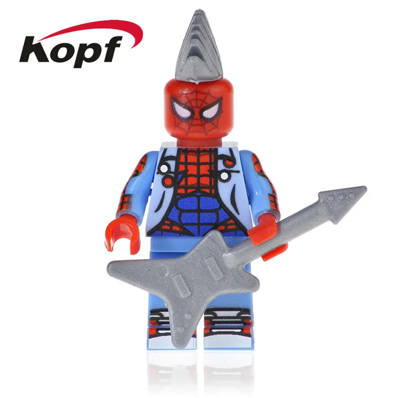 

Single Sale Building Blocks Super Heroes Punk Spiderman Gamora Captain America Figures Model Gift Children Toys PG1698