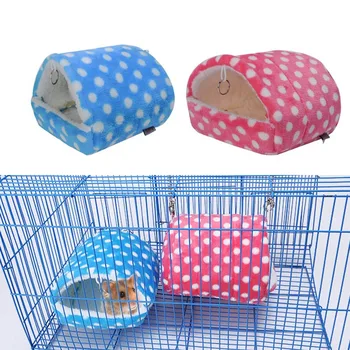 

Soft Hamster House Bed Cage Mini Animal Mice Rat Guinea Pig Bed Hamster Pet House For Drop Shipping