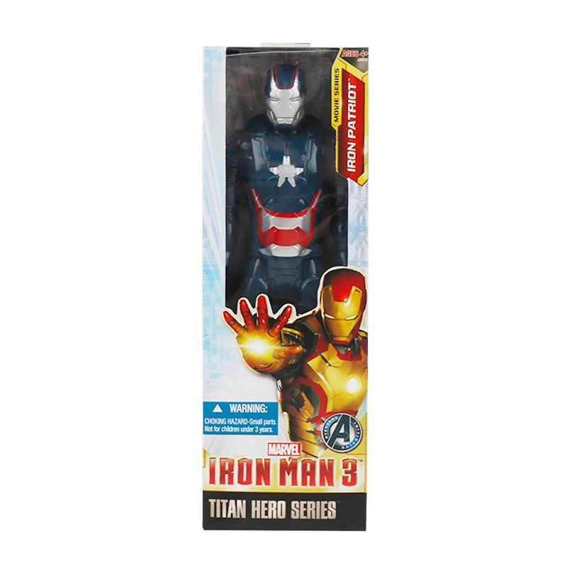 war machine with box 30 см Marvel Мстители 4 конечная игра игрушка танос Халк человек паук Железный человек Тор Росомаха Черная пантера Веном фигурка ребенка - Цвет: war machine with box