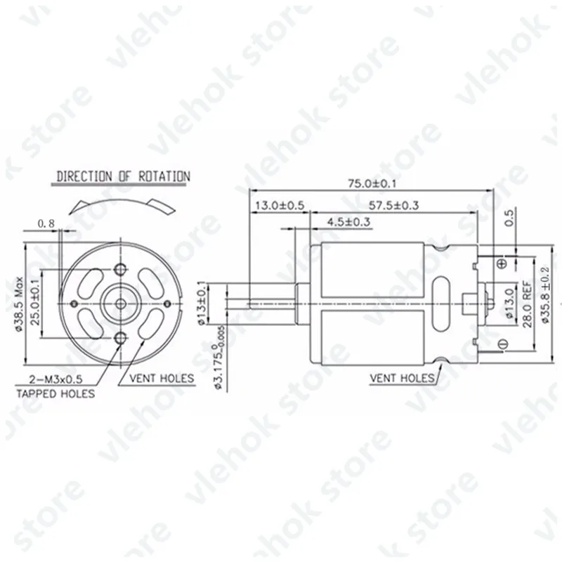 Двигатель RS550 9 6 в 10 8 12 В 14 4 16 18 заменить на BOSCH DeWALT HITACHI MAKITA METABO Milwaukee Hilti