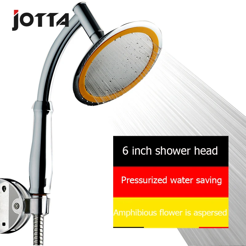 

6 "pressurized shower shower head set with universal shower head