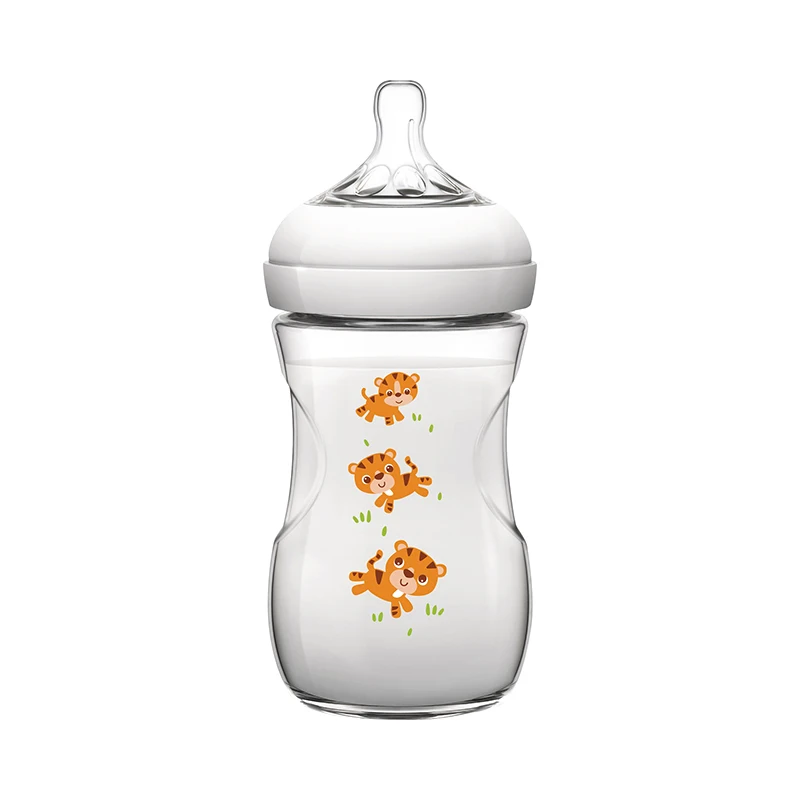 Набор Philips Avent Natural SCD289/01: 2 бутылочки и пустышки 0 месяцев +|Бутылки| |