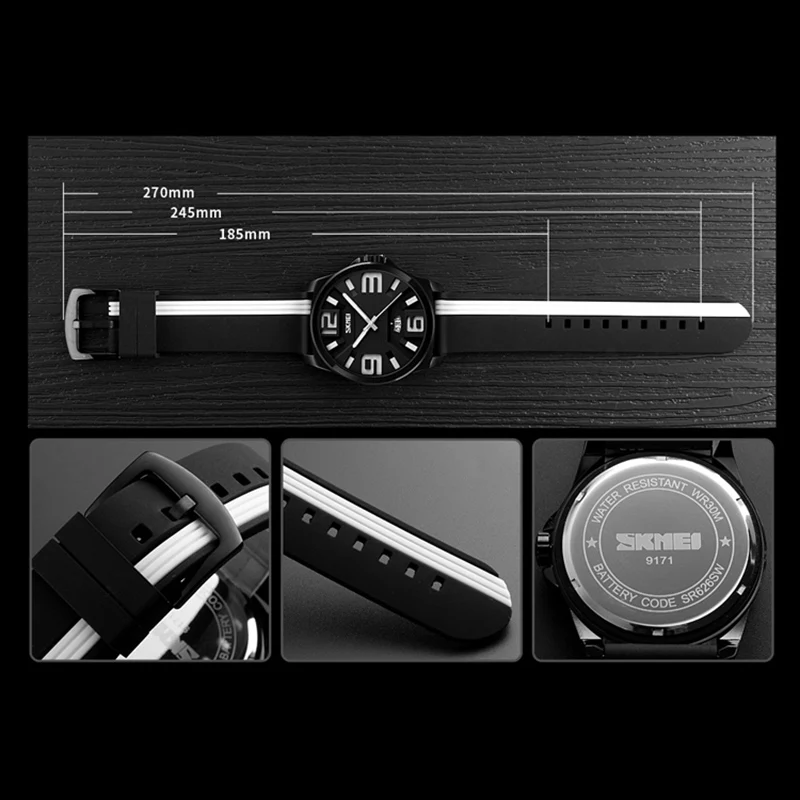 Najtaniej Zegarki sportowe mężczyźni 30M wodoodporne zegarki unikalny luksusowy zegarek kwarcowy dla człowieka zegar relogio masculino SKMEI 2018