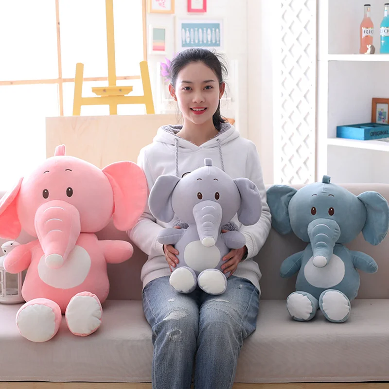 

50/65cm Fashion Animals toys Stuffed Soft Long legs Elephant/Bear Doll Baby Sleep Toys Room Bed Decoration Plush Toys for kids