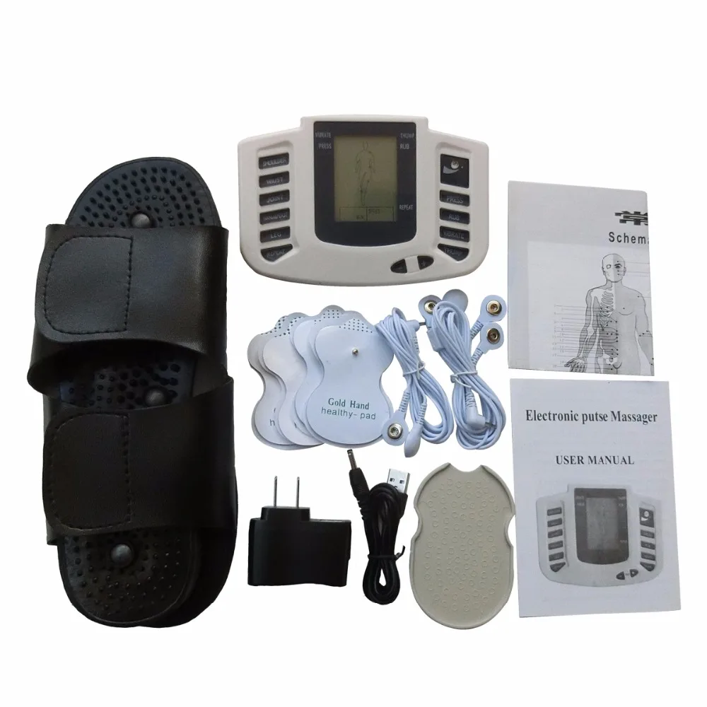 JR-309 Stimulator Body Relax Muscle Massager Pulse Tens Acupuncture Therapy Massage Machine Back Pain Relief Health Care Tool