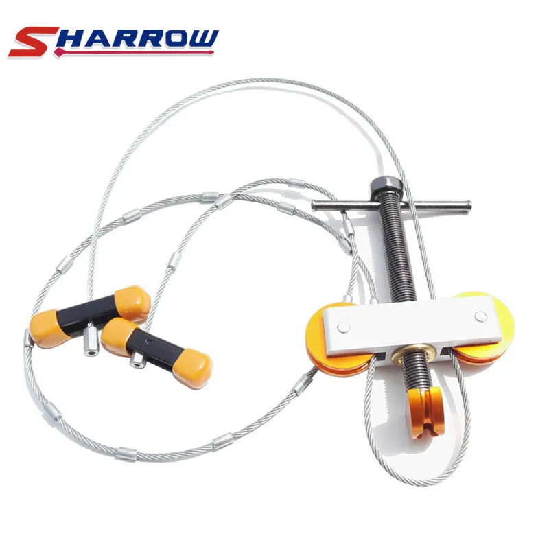 

Sharrow 1 Set Portable Bow Press Metal Install Bowstrings Or Dismantling Bowstrings for Compound Bows Hunting Shooting