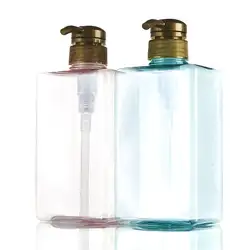 1 шт. 600 мл портативный мыло прямоугольный диспенсер пресс тип разделение Пустой насос бутылка прозрачная Конфета оттеночный Шампунь Душ