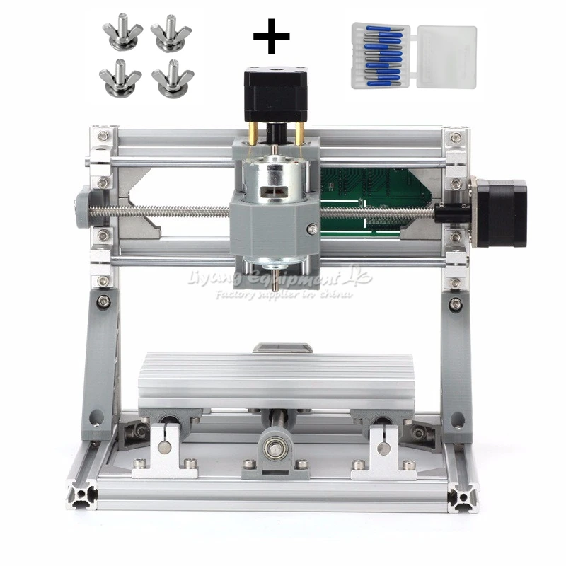 Mini CNC 1610 CNC mit 500mw Laserkopf Mini Graving Machine 