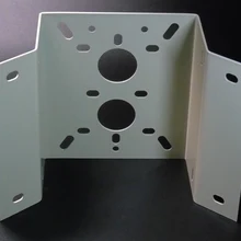 Наружный/металлический для эксплуатации в помещении наружный угол 90 градусов угловой кронштейн крепление для 7 дюймов cctv ip ptz купольная камера Тяжелая cctv камера