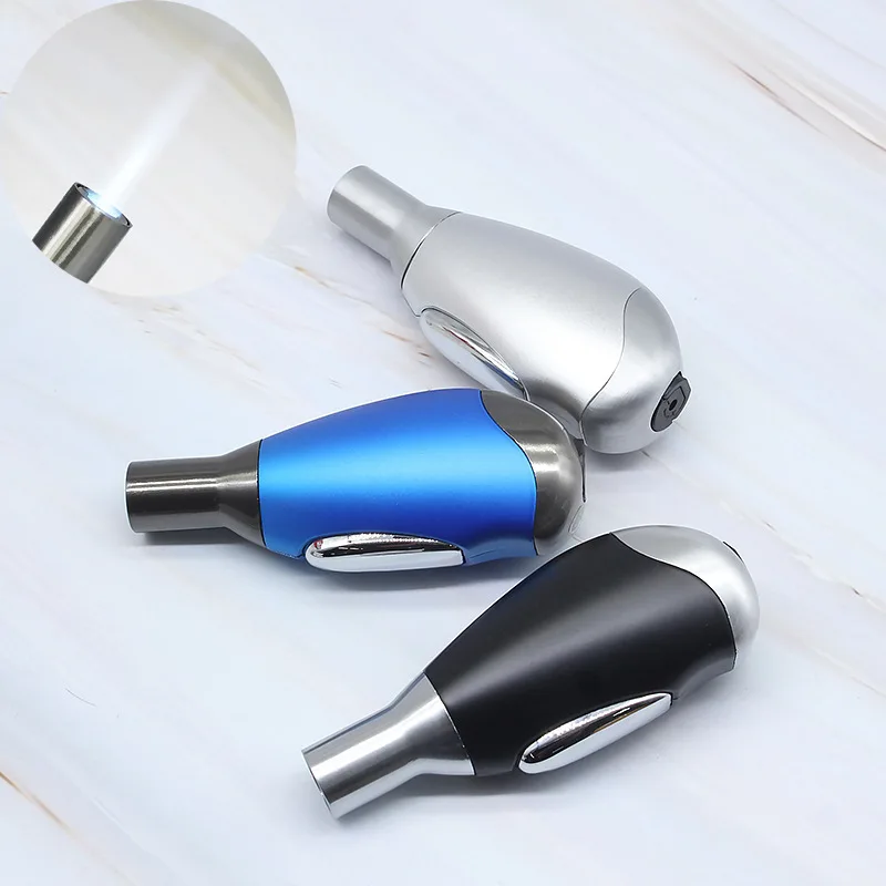 

Kitchen Outdoor Barbecue Ignition Windproof Cigar Cigarette Lighter Metal Spray Gun Butane Gas Lighter Welding Torch