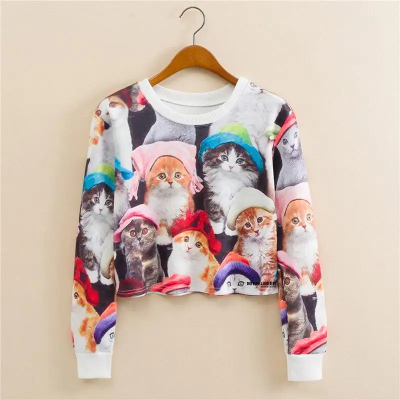 2017 сексуальные уличные Топы с длинным рукавом женские пуловеры персонажами