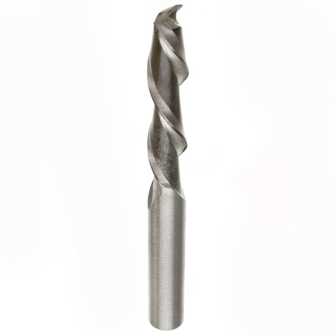 1pc 4/6/8/10mm 2 Flute End Mill HSS & Aluminium Extra Long CNC Milling Cutter For Power Tools