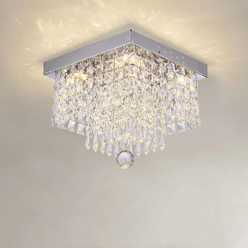 

Square Simple Passing lamp Living room Led ceiling light Crystal Balcony porch Corridor light Creative Lamps and lanterns