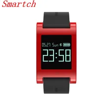 Smartch SmartBand DM68 смарт-браслет крови Давление монитор сообщений синхронизации смарт-браслет для IOS Android с OLED сенсорный осыпи