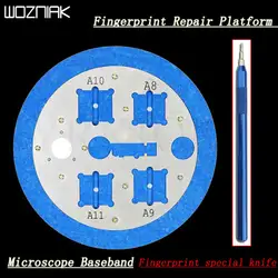 Микроскопы отпечатков пальцев Ремонт Платформа микроскоп узкополосной отпечатков пальцев Touch ID Ремонт станции для iPhone A8 A9 A10 A11