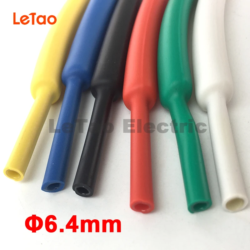 

1Meter/lot Heat shrink Tube 6.4mm 3:1 Dual Wall Heatshink Tubing with Glue Adhesive Lined Wrap Wire kit Pls use by Heat Gun