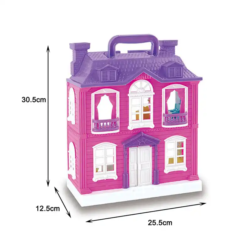 small plastic dollhouse