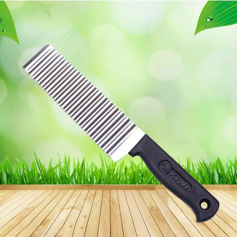 Potato French Fry Cutter Stainless Steel Carrot Blade Slicer Vegetable Fruits Slicer Wave Knife Chopper Kitchen Tools Supplier