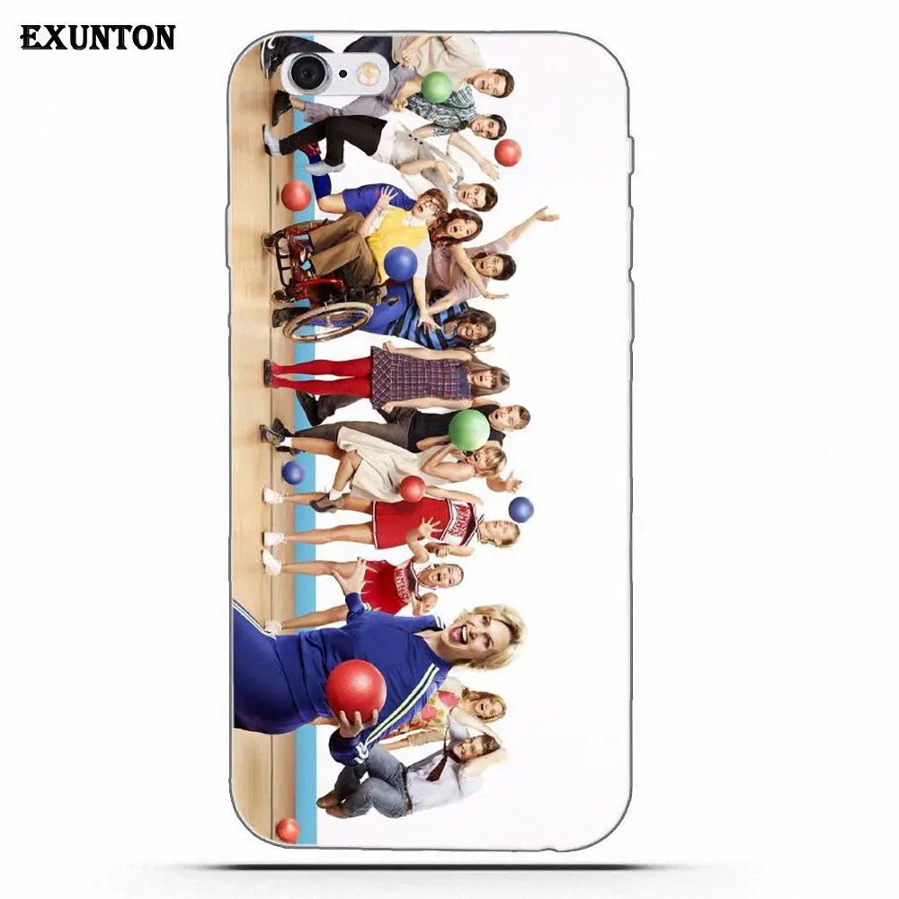 Чехол из ТПУ для Apple iPhone 4 4S 5 5C SE 6 6S 7 8 Plus X Glee Character|Чехлы-накладки| |