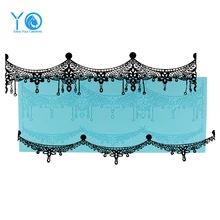 15,59 ”* 6,3” Silikonform Große Größe Fondant Spitze Silikon Backform Backen & Pastry Werkzeuge