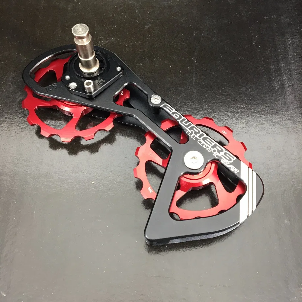 FOURIERS ROAD Bike Drivetrain uso completo de rodamientos de cerámica ruedas de jockey bicicleta de carretera derailleur poleas 15 T-15 T uso RD 5800 FOURIERS ROAD Bike Drivetrain uso completo de rodamientos de cerámica ruedas de jockey bicicleta de carretera derailleur poleas 15 T-15 T uso RD 5800