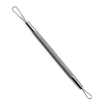 1 шт. Лидер продаж Новинка Нержавеющая Сталь угрей прыщи акне двойные кольца выдавливание инструмент