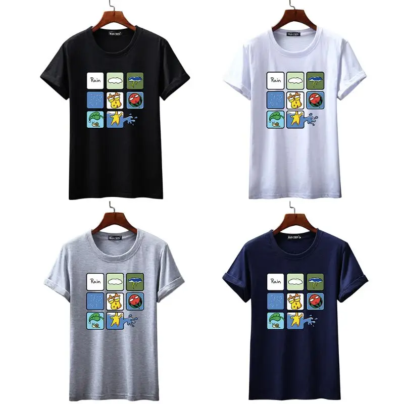 

Summer Female Male T-Shirt For Women Casual Tops Tees Women T Shirt Funny Pictures Print T-Shirt Girls Boys Couples Lovers S-4XL